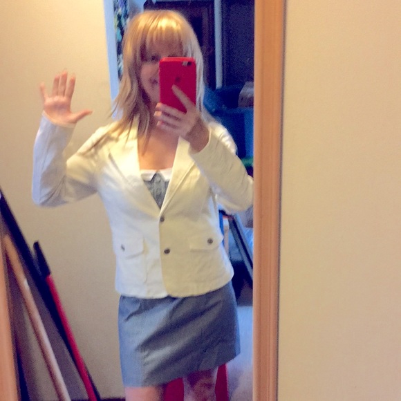 NWOT. Rave  RETRO  Off white corduroy blazer-S - Picture 5 of 10